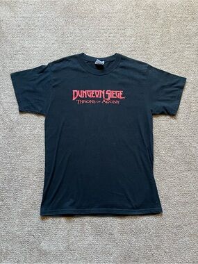 VTG ‘06 Dungeon Siege Throne of Agony Supervillain Gaming Studio Black Tee